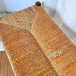 Load image into Gallery viewer, Antique Bobbin Bench With Rush Seat
