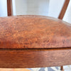 Occasional Art Deco Style Arm Chair With Leather Seat Circa 1940s