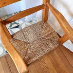 Load image into Gallery viewer, Vintage French Occasional Armchair With Rush Seat
