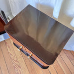 Load image into Gallery viewer, Pair Of Italian Mid Century Burl Mahogany Bedside Cabinets
