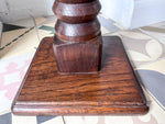 Load image into Gallery viewer, Vintage Wine Press Pedestal Side Table / Stand
