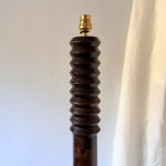 Load image into Gallery viewer, French Vintage Turned Wood Floor Lamp In The Style Of Charles Dudouyt
