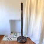 Load image into Gallery viewer, French Vintage Turned Wood Floor Lamp In The Style Of Charles Dudouyt
