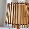 Vintage French Bamboo Table Lamp Attributed to Louise Sognot