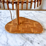 Load image into Gallery viewer, Vintage French Bamboo Table Lamp Attributed to Louise Sognot
