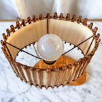 Load image into Gallery viewer, Vintage French Bamboo Table Lamp Attributed to Louise Sognot
