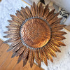 Spanish Mid Century Sunburst Ceiling Light