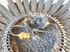 Spanish Mid Century Sunburst Ceiling Light