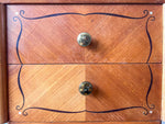 Load image into Gallery viewer, A Pair Of Vintage French Bedside Cabinets Attributed In The Style Of Luleu
