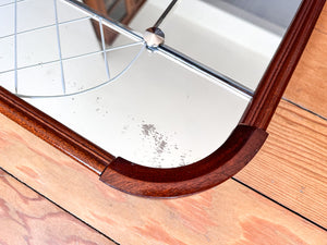 Large Swedish Glas & Tra Sectional Mirror Circa 1950s