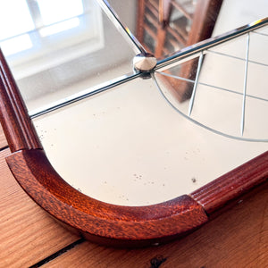 Large Swedish Glas & Tra Sectional Mirror Circa 1950s