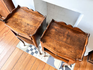 A Pair Of Vintage French Bedside Cabinets