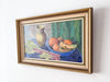 Swedish Oil On Board, Still Life With Fruit, Signed