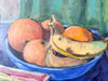 Swedish Oil On Board, Still Life With Fruit, Signed