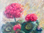 Load image into Gallery viewer, Swedish Oil On Board, Lisa&#39;s Pelargoniums, Signed
