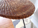 Load image into Gallery viewer, Mid Century Wicker Coffee Table / Side Table
