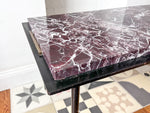 Load image into Gallery viewer, Mid Century French Marble Top Coffee Table / Side Table
