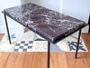 Mid Century French Marble Top Coffee Table / Side Table