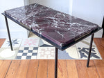 Load image into Gallery viewer, Mid Century French Marble Top Coffee Table / Side Table
