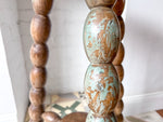 Load image into Gallery viewer, Tall Rustic French Vintage Stool With Chunky Bobbin Legs
