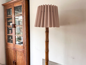 Vintage Faux Bamboo Floor Lamp