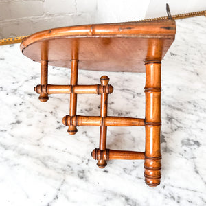 Antique Faux Bamboo Shelf