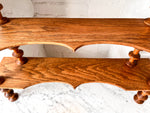 Load image into Gallery viewer, French Vintage Shelf With Spindle Supports

