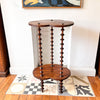 French Antique Side Table With Spindle Supports