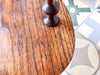 French Antique Side Table With Spindle Supports