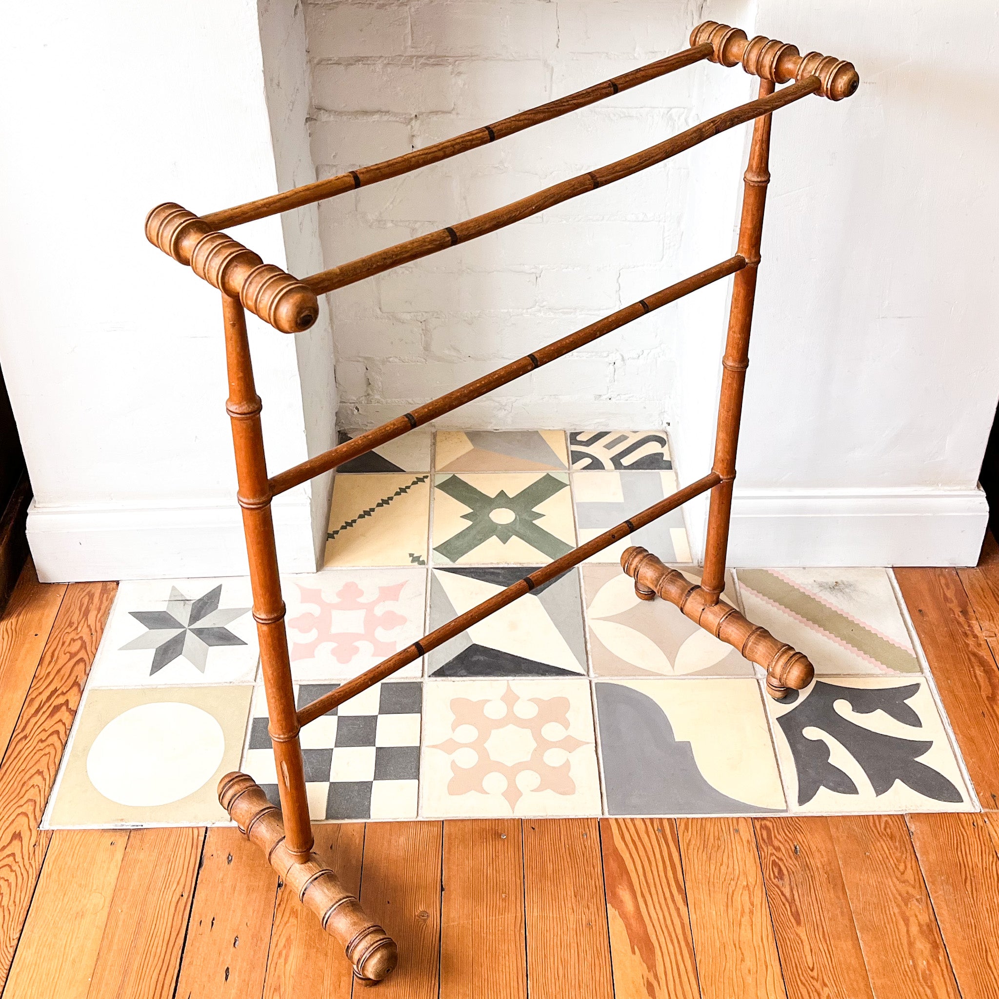 Antique Faux Bamboo Towel Rail