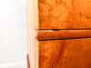 Early 20th Century Marble Top Birch Veneer Swedish Dresser Encrusted With Mother Of Pearl