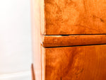 Load image into Gallery viewer, Early 20th Century Marble Top Birch Veneer Swedish Dresser Encrusted With Mother Of Pearl
