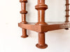 French Vintage Painted Shelf With Spindle Supports