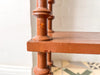 French Vintage Painted Shelf With Spindle Supports