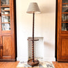 French Vintage Bobbin Floor Lamp