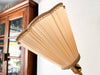 RESERVED - Mid Century Swedish Brass Floor Lamp With Two Fabric Shades