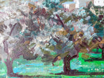 Load image into Gallery viewer, Mediterranean Orchard, Swedish Oil On Canvas, Signed Bertil Wahlberg
