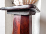 Load image into Gallery viewer, Antique Mahogany Pedestal Side Table
