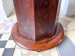 Load image into Gallery viewer, Antique Mahogany Pedestal Side Table
