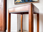 Load image into Gallery viewer, Art Deco Square Walnut Side Table
