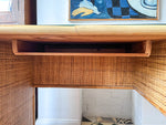 Load image into Gallery viewer, Vintage Wicker And Bamboo Dal Vera Desk
