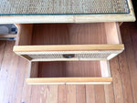 Load image into Gallery viewer, Vintage Wicker And Bamboo Dal Vera Desk
