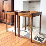 Load image into Gallery viewer, Pair Of Vintage Scalloped Side Tables
