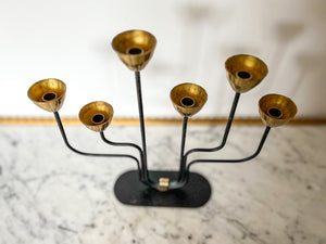 Candlestick By Swedish Modernist Designer Gunnar Ander For Ystad Metall