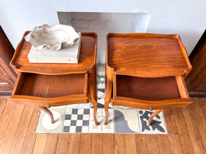 A Pair Of Vintage French Bedside Cabinets