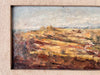 Italian Impressionist Oil On Board Painting, Ochre