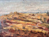 Italian Impressionist Oil On Board Painting, Ochre