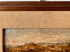 Italian Impressionist Oil On Board Painting, Ochre