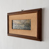 Italian Impressionist Oil On Board Painting, Blue