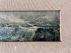 Italian Impressionist Oil On Board Painting, Blue